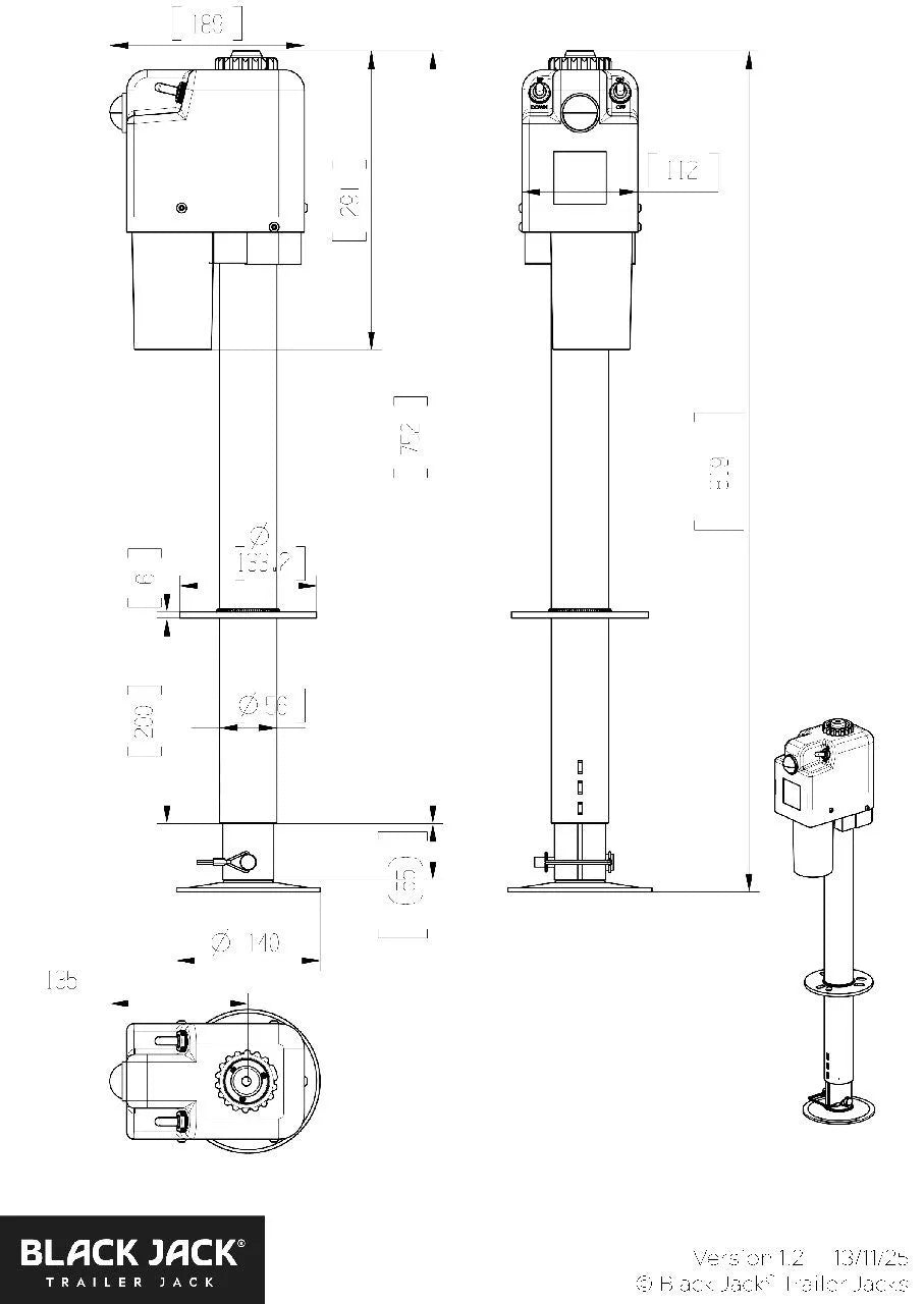Black Jack - Master - Max Lift 1600kg