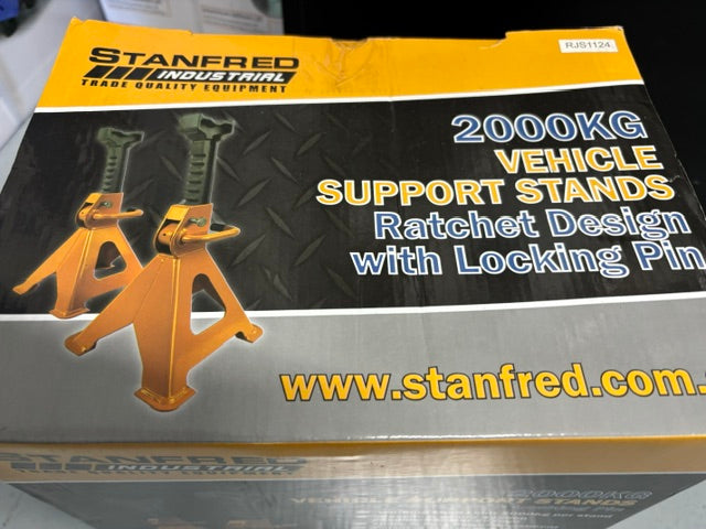 Stanfred Jack Stands 200 With Locking Pin0kg Ratchet Type