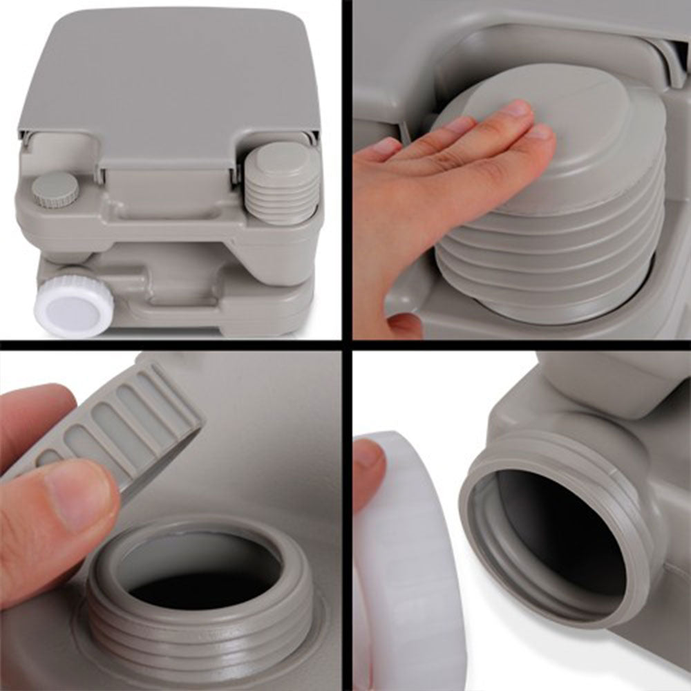 10L Outdoor Portable Camping Toilet Bonus Carry Bag-DELIVERY ONLY