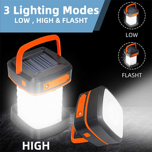 Collapsible Portable Solar LED Camping Lantern -DELIVERY ONLY