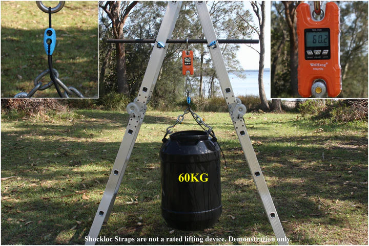 5mm x 620mm Shockloc Strap - 4 pack