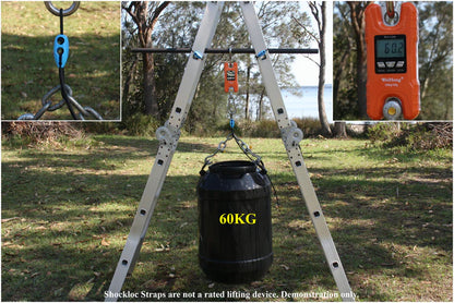 5mm x 620mm Shockloc Strap - 4 pack