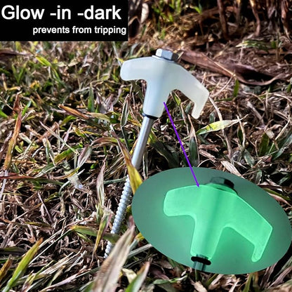 Glow In The Dark Screw-in Peg Kit - 20 pc w/Case