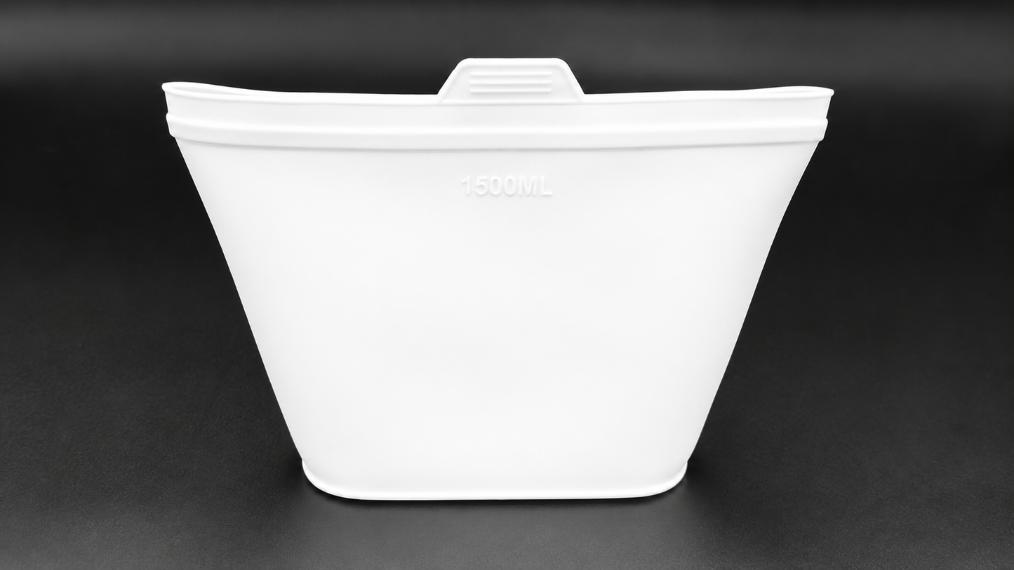 Premium Food Grade Silicone Storage Bag, Reusable Stand-Up Food Pouches-Set - Freezer to Microwave