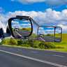 MaxiTrac Dual View Towing Mirror Universal Mount