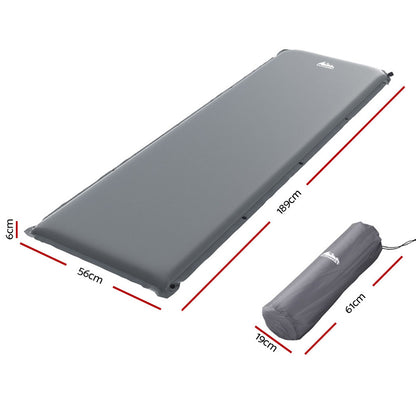 Self Inflating Mattress - Single Grey - DELIVERY ONLY