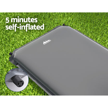 Self Inflating Mattress - Single Grey - DELIVERY ONLY