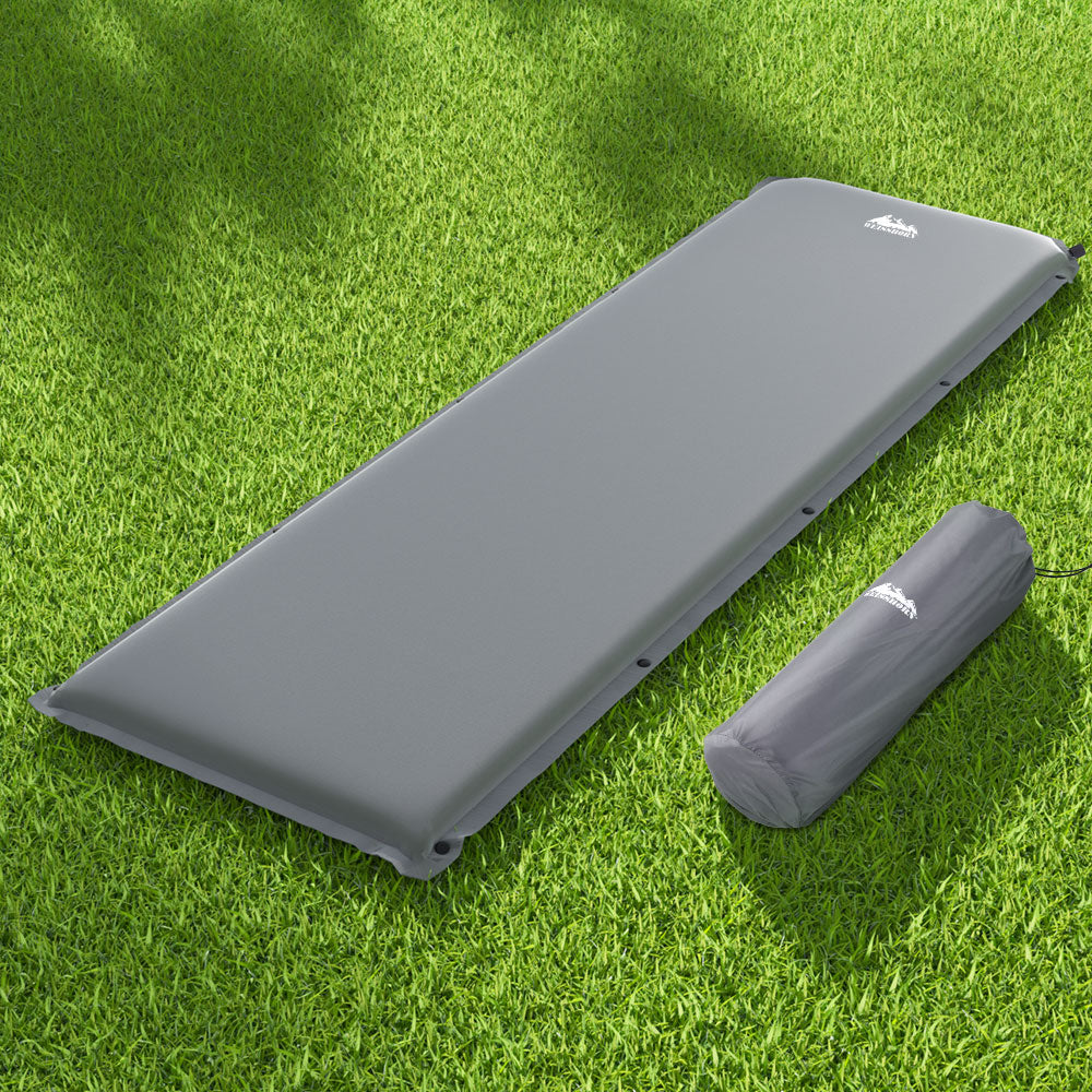 Self Inflating Mattress - Single Grey - DELIVERY ONLY