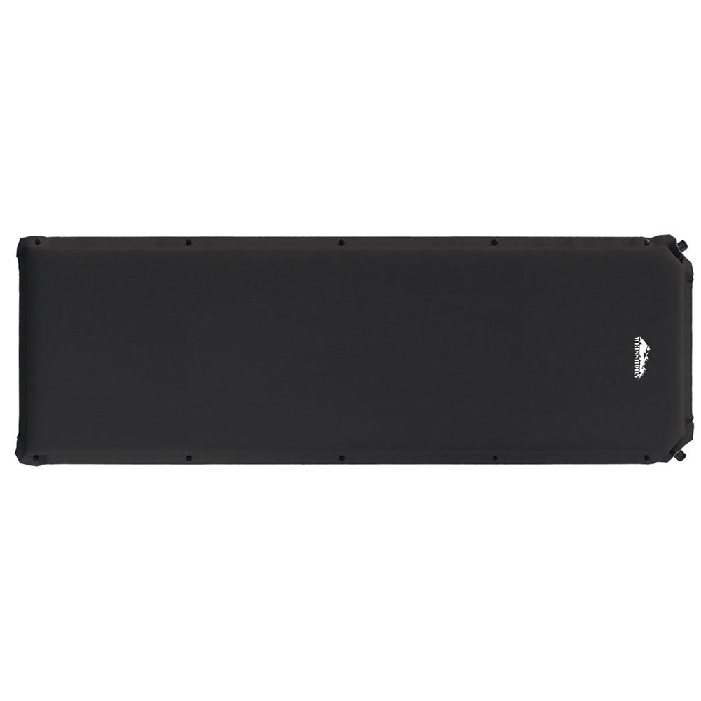 Self Inflating Mattress - Single Black - DELIVERY ONLY