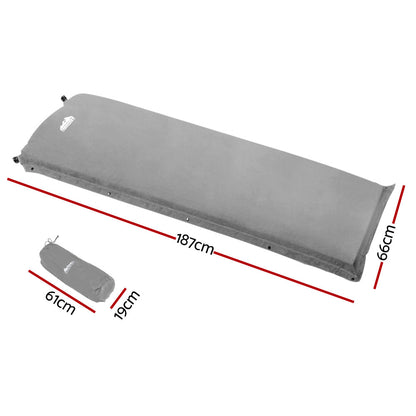 Self Inflating Mattress - Single Grey - DELIVERY ONLY