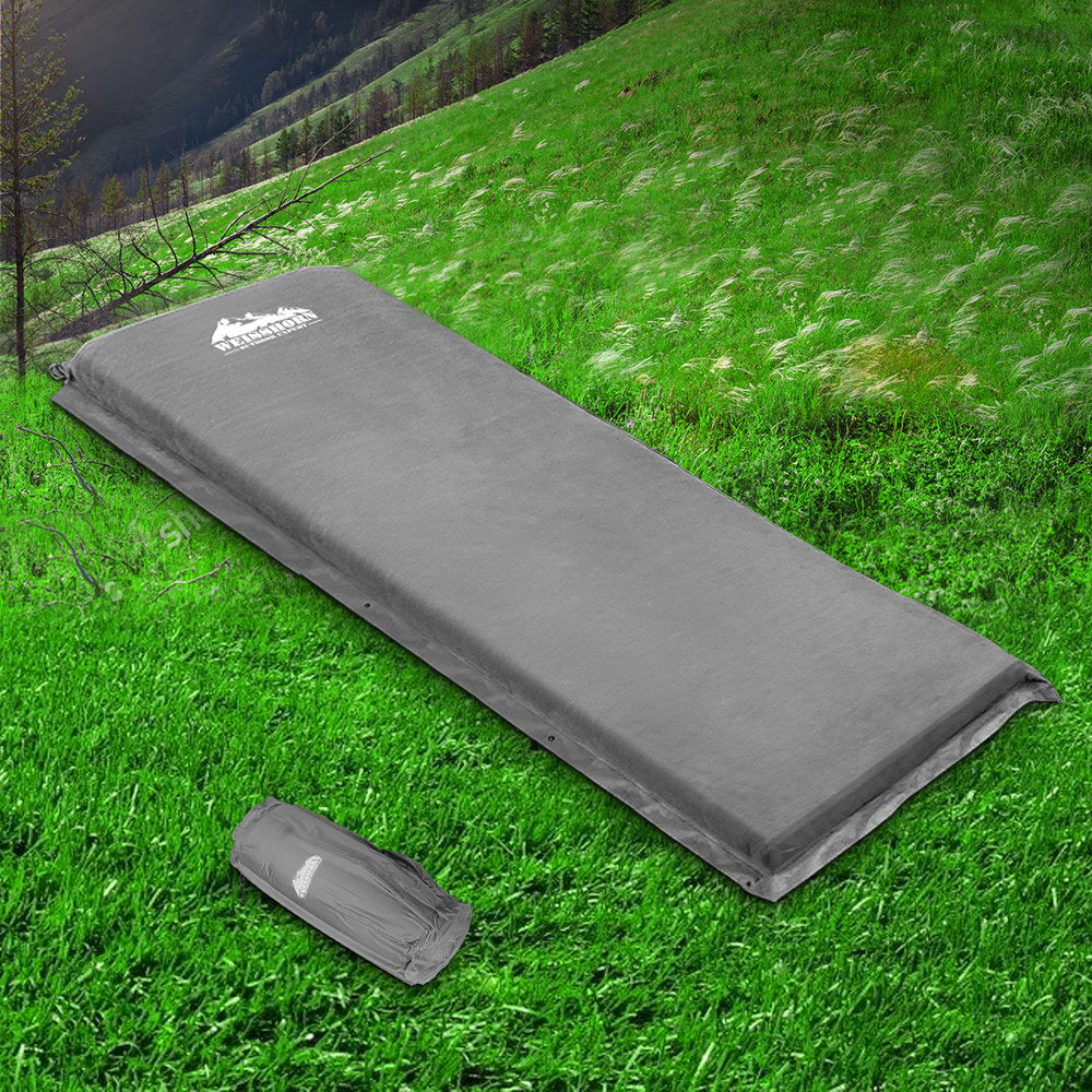 Self Inflating Mattress - Single Grey - DELIVERY ONLY