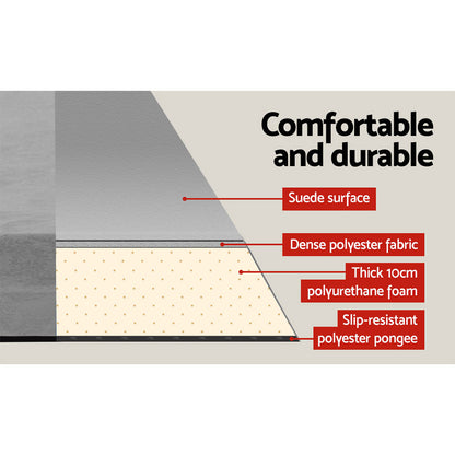 Self Inflating Mattress - Double Set Grey - DELIVERY ONLY