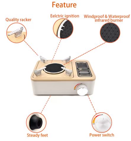 Gas Burner Infrared Camping Stove