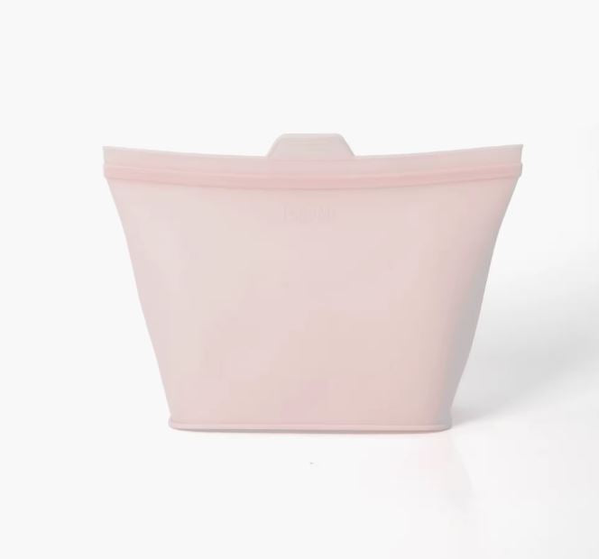 Premium Food Grade Silicone Storage Bag, Reusable Stand-Up Food Pouches-Set - Freezer to Microwave