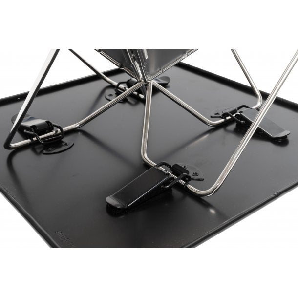 Stainless Steel Folding BBQ Stove, fire pit with adjustable height