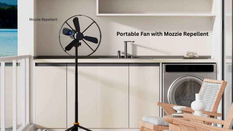 Portable Fan, Powerbank, Camp Light & Mozzie Repellent