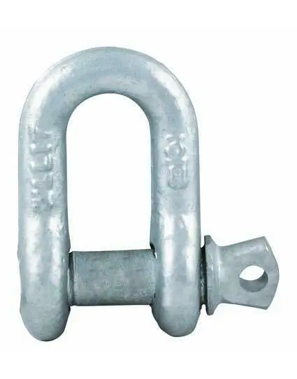 Galvanised D Shackle 10mm 1 Tonne