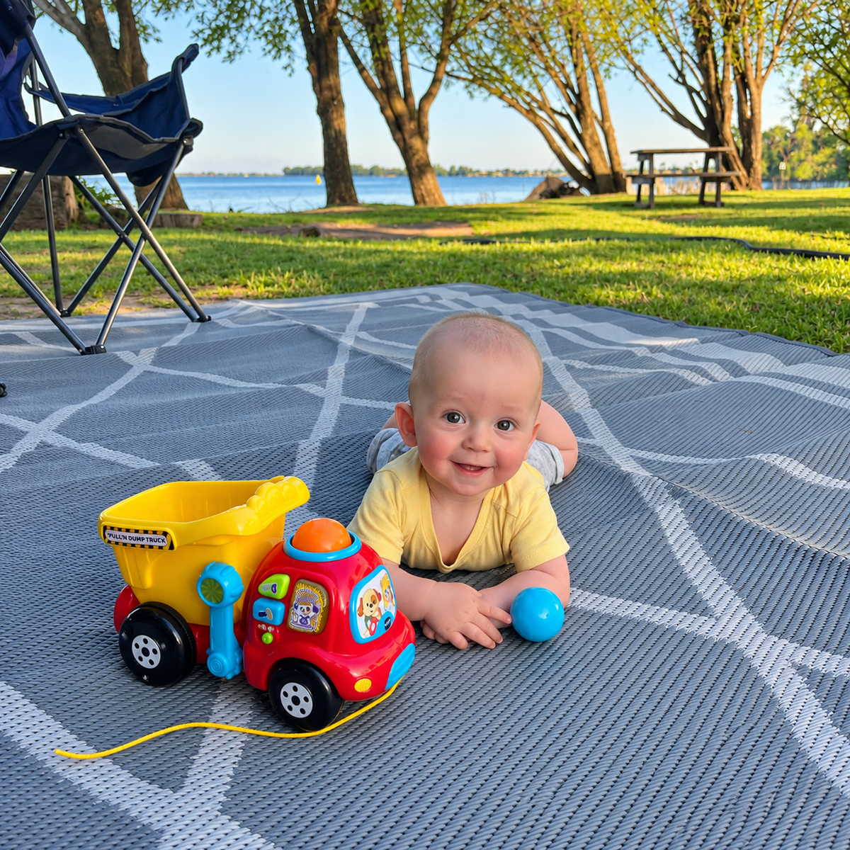 Diamond Design Recycled Camping Mat