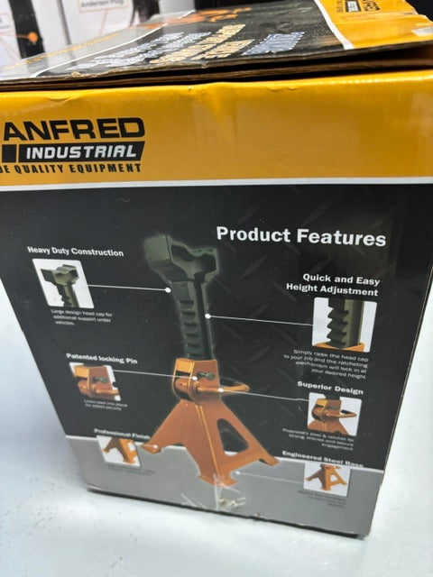 Stanfred Jack Stands 200 With Locking Pin0kg Ratchet Type