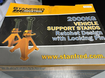 Stanfred Jack Stands 200 With Locking Pin0kg Ratchet Type