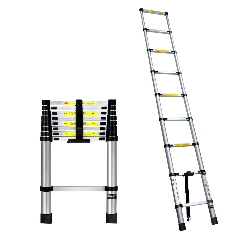 2.6M Telescopic Ladder Aluminium - DELIVERY ONLY