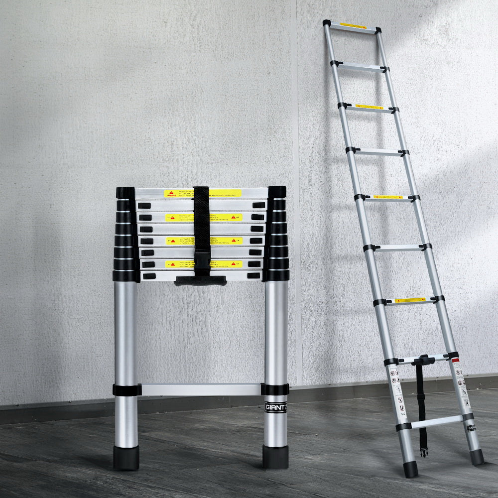2.6M Telescopic Ladder Aluminium - DELIVERY ONLY