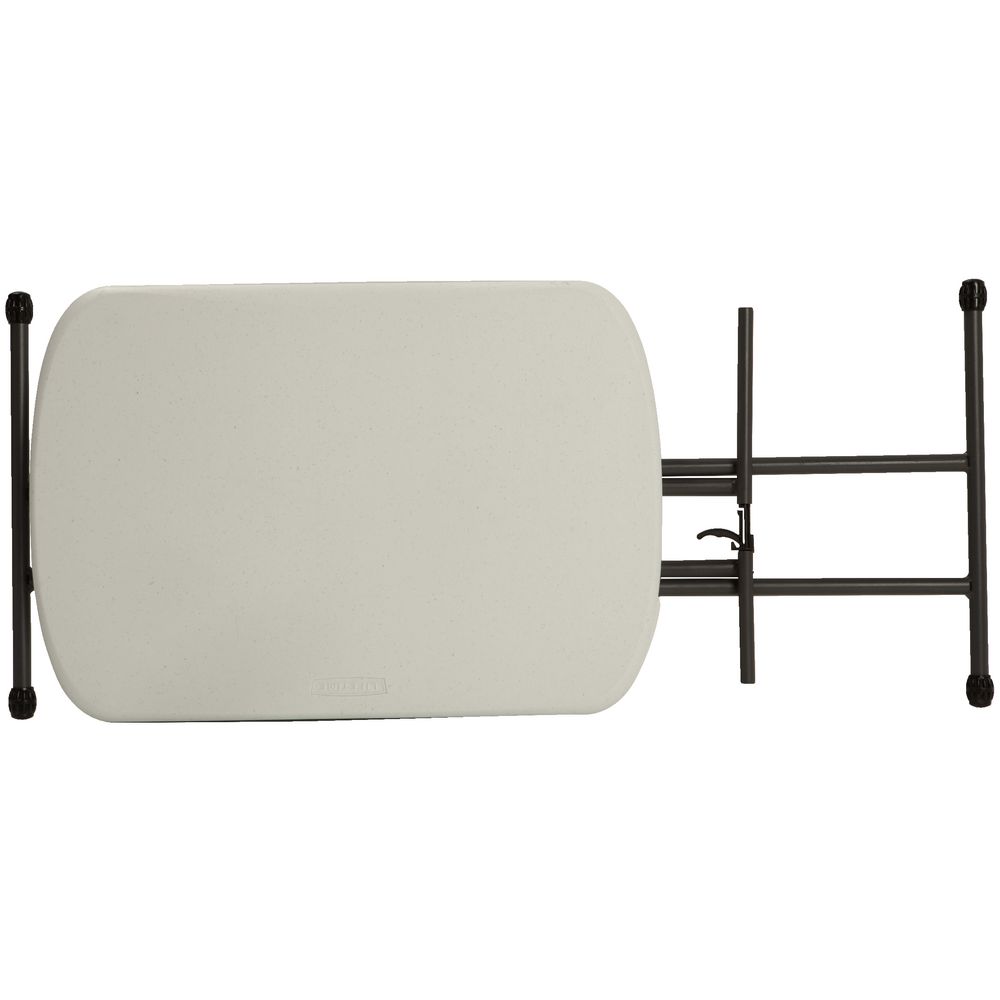 Personal Folding Table Almond White