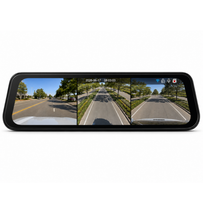 Mirror Mount Dash Cam | 3 Channel | RVM966+