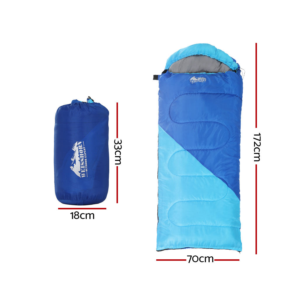 Sleeping Bag Kids - Single - Blue - DELIVERY ONLY