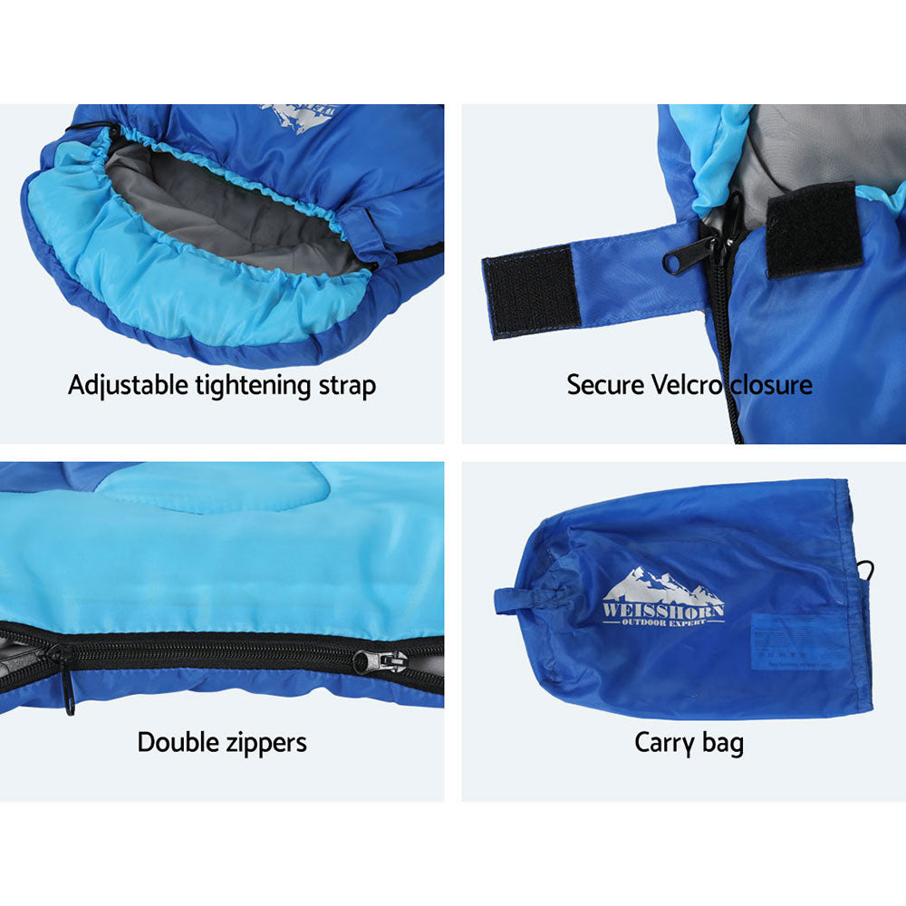 Sleeping Bag Kids - Single - Blue - DELIVERY ONLY
