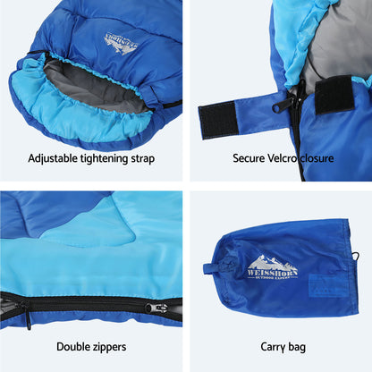 Sleeping Bag Set of 2 Kids Single - Buy two and Save - DELIVERY ONLY