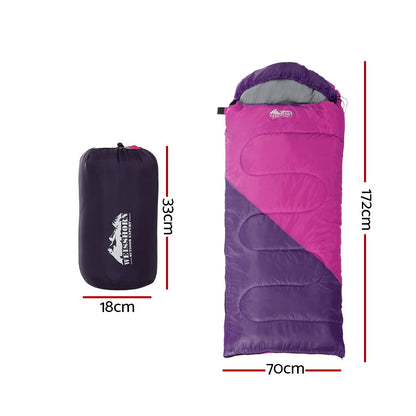 Sleeping Bag Kids - Single - Pink - DELIVERY ONLY