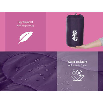 Sleeping Bag Kids - Single - Pink - DELIVERY ONLY