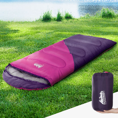 Sleeping Bag Kids - Single - Pink - DELIVERY ONLY
