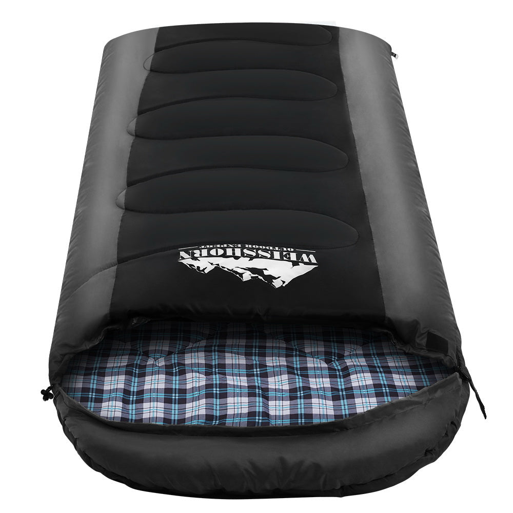 Sleeping Bag Single Black  -20°C - DELIVERY ONLY