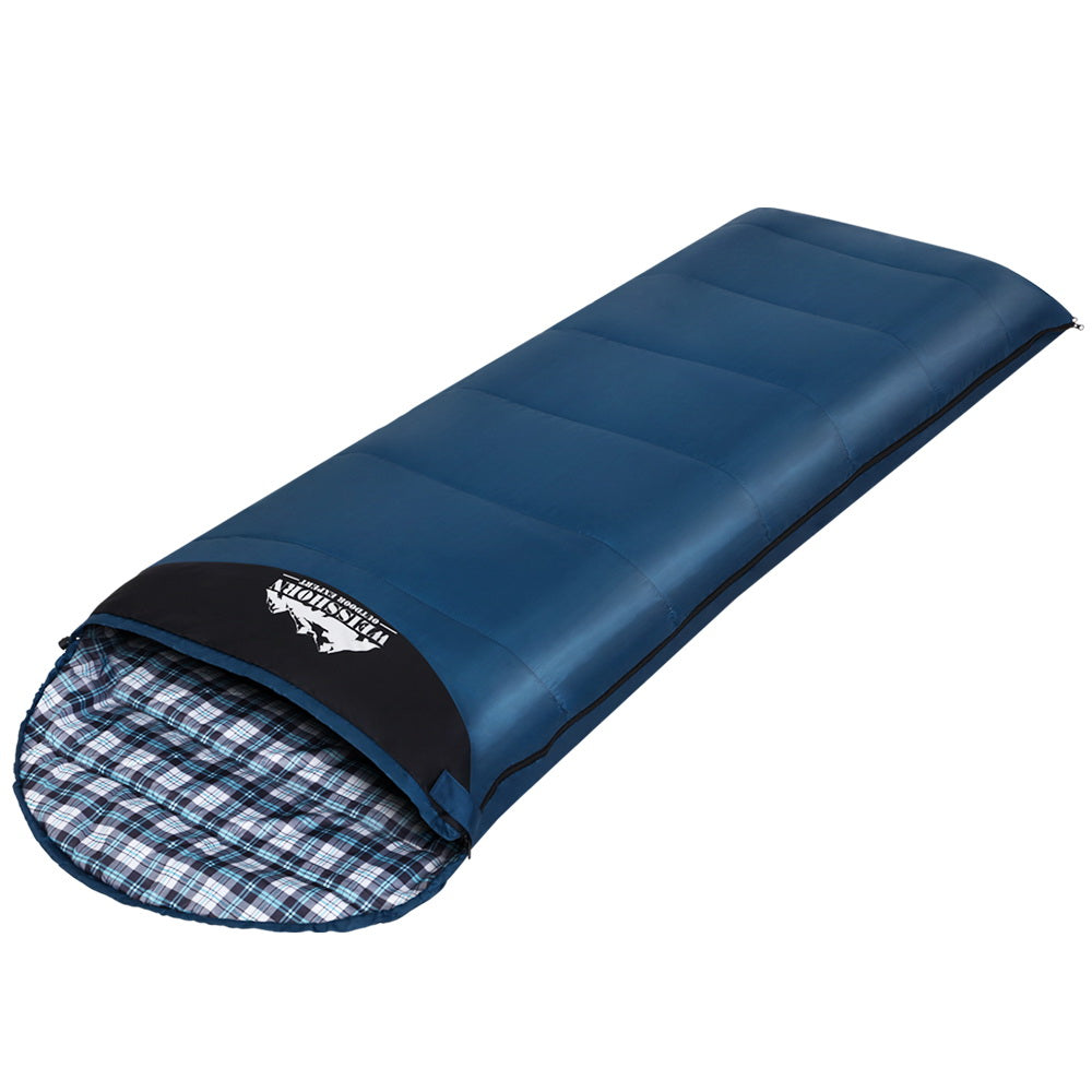 Sleeping Bag Single Thermal - Blue - DELIVERY ONLY
