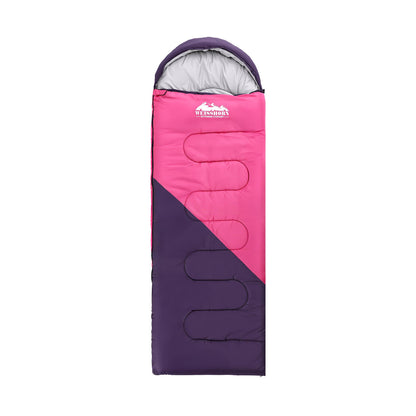 Sleeping Bag - Single - Pink - DELIVERY ONLY