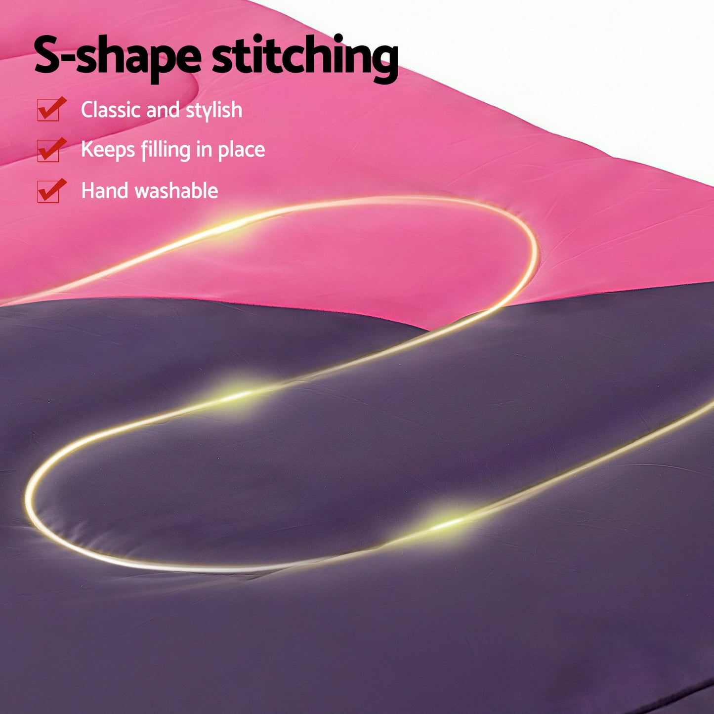 Sleeping Bag - Single - Pink - DELIVERY ONLY
