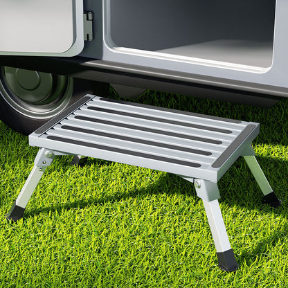 Caravan Step Folding Aluminium Step-DELIVERY ONLY