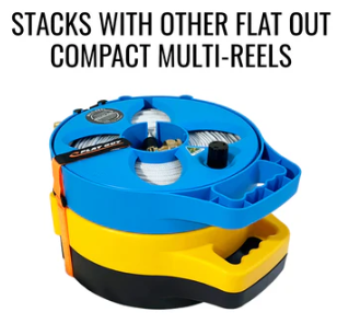 12.5m Flat Out Drink Water Hose on Narrow Multi-Reel