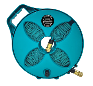 12.5m Flat Out Drink Water Hose on Narrow Multi-Reel