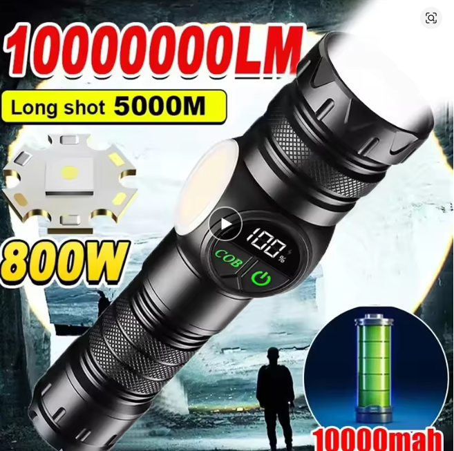 USB LED Rechargeable Flashlight