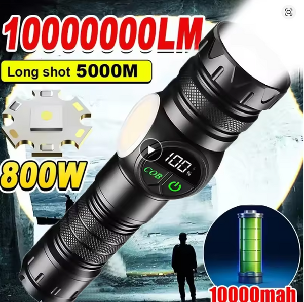USB LED Rechargeable Flashlight – Camping Mat Warehouse