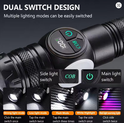 USB LED Rechargeable Flashlight
