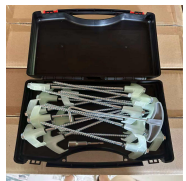 Glow In The Dark Screw-in Peg Kit - 20 pc w/Case