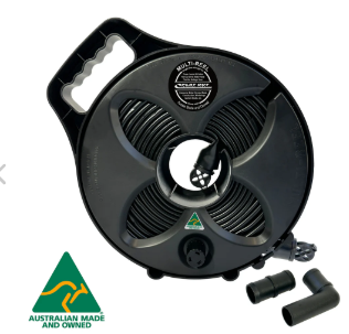 25mm Flat Out Sullage Hose 6m as 3+3m on Compact Multi-Reel