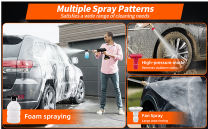 Cordless High Pressure Car Washing Water Gun