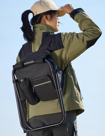 Foldable Backpack Stool Large