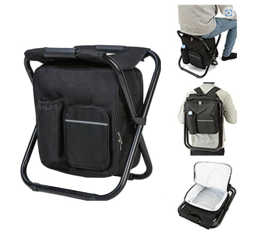 Foldable Backpack Stool Large