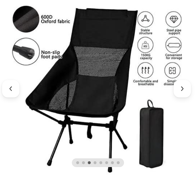 Compact Folding Camping Chair